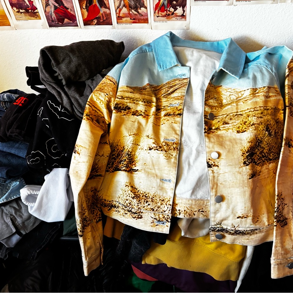 Desert Landscape Print Jacket